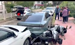 Aydın'daki kazada 5 araç hasar gördü