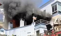 Balkonda mangal keyfi facia ile sonuçlandı
