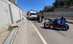 Genç motosiklet sürücüsü feci şekilde can verdi