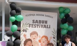 Akbudak İlkokulu sabun kokulu Festivale hazırlanıyor