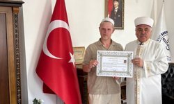 Alman vatandaş Aydın'da müslümanlığı seçti