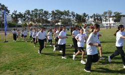 Didim Atatürk Stadyumunda spor şenliği