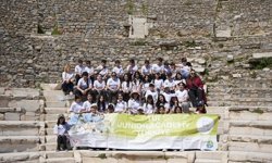 'Eko-Şampiyonları' Efes Antik Kenti'ni keşfetti