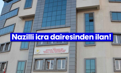 Nazilli icra dairesinden ilan