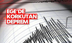 Ege'de korkutan deprem!