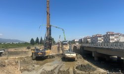 İncirliova köprüsü için yoğun mesai