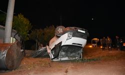 Karacasu’da süt toplama aracı takla attı: Ortalık savaş alanına döndü!