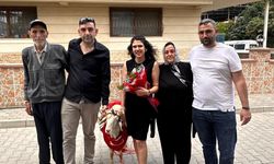 Nazilli’de kurban geleneği yaşatıldı, Merve gelin koçunu aldı