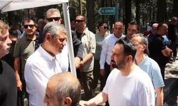 Özgür Özel’in acı gününde Aydınlı yol arkadaşları yanında oldu