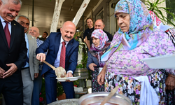 Vali Varol’dan çiftçilere keşkek ikramı