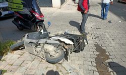 Aydın’da korkutan kaza: Genç kurye ölümden döndü