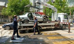 Aydın’da makas atan sürücü takla attı!