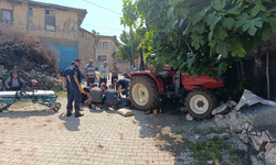 Traktörden düşen sürücü hayatını kaybetti