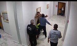 Skandal görüntüler:Hastane müdürü personeli darp etti