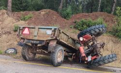 Acı kaza: Traktör sürücüsü kurtarılamadı