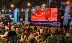 Aydın Büyükşehir Belediyesi’nin açık hava sinema etkinlikleri sürüyor