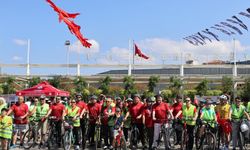 Aydın’da milli heyecan pedallarla buluştu