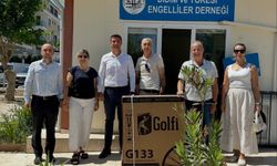 Didim’de anlamlı iş birliği: Cam Kemik hastası çocuğa özel tekerlekli sandalye
