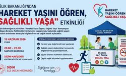 Didim’de “Hareket Yaşını Öğren, Sağlıklı Yaşa” etkinliği düzenlenecek