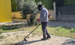 Efeler’de yeşil alanlarda yaz temizliği