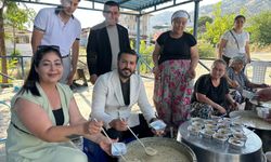 İncirliova’da aşure hayrı: 4 kazan aşure hazırlandı