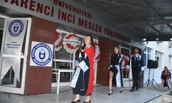 Karacasu'da ay-yıldızlı bayrakla törene renk kattı