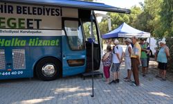 Mobil Halk Ege Et Davutlar’da vatandaşlardan yoğun ilgi gördü