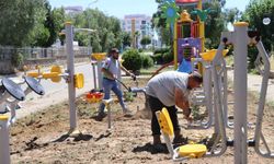 Nazilli’de çocuk oyun ve spor alanları bakıma alındı