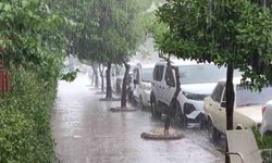 Aydın'da on dakikada yollar göle döndü