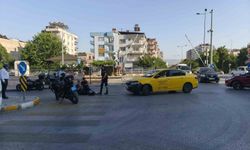 Aydın'da otomobil ile çarpışan motosikletin sürücüsü yaralandı