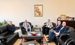 Rektör Kent'ten Künkcü'ye hayırlı olsun ziyareti