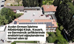 Aydın Orman İşletme Müdürlüğü Köşk, Koçarlı,ve Germencik şefliklerinde endüstriyel ağaçlandırma hizmet alım işi