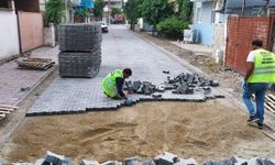 Umurlu’da Mehmet Akif Caddesi yenileniyor