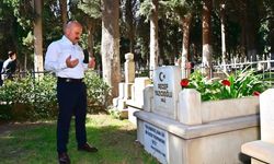 Vali Varol’dan Recep Yazıcıoğlu’nun kabrine ziyaret