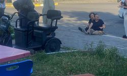 Nazilli’de dünürlerin motosiklet keyfi kaza ile bitti: Çılgın teyzeler aynı yerlerinden yaralandı
