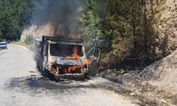 Bozdoğan’da panik anları: Saniyeler içerisinde alev topuna döndü