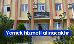 Yemek hizmeti alınacaktır