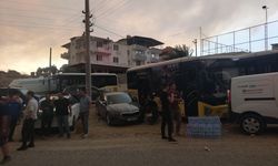 Çine’de otobüsler tahliye için hazır