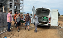 Üzerine beton blok düşen işçi hayatını kaybetti