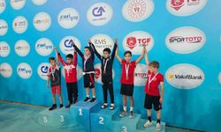Aydınlı minik güreşçiler Türkiye Şampiyonası’ndan madalyayla döndü