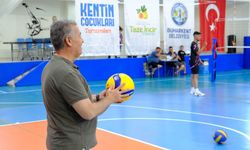 Başkan Erol sahaya indi