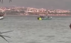 Kuşadası'nda jet ski ile ters döndü
