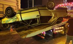 Aydın'da otomobil ters döndü: 1 ağır yaralı