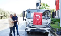 Germencik’e hibe sepetli vinç