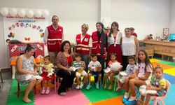 Kızılay gönüllüleri Kuşadalı minik öğrencilerle buluştu