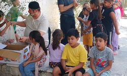 Kocagür'de çocukların yüzü güldü