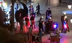 Kuşadası'nda turist kadınlar birbirine girdi