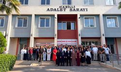 Nazilli Adliyesi'nde duygusal anlar: Dilsiz çifti vedalaştı