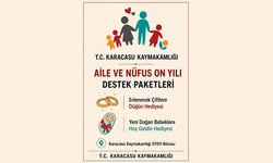 Karacasu’da ailelere düğün ve ’Hoş Geldin Bebek’ desteği
