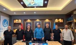 Üzeyir Çakmaktaş, Aydın Ülkü Ocakları İl Başkanı Okan Bozkurt’u ziyaret etti